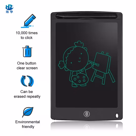 ODM OEM 9.5inch Pencil Box Design Electronic Drawing Board Cartoon LCD Writing Tablet Writting Padlcd Writting Board for Children Gift