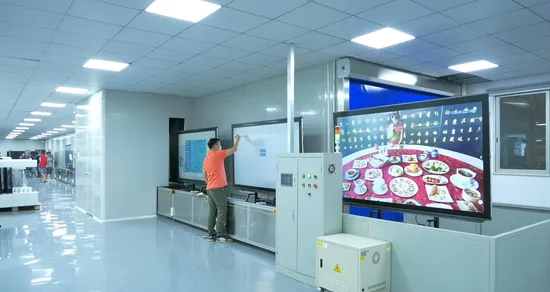 Ikinor 75인치 듀얼 시스템 디지털 스마트 화이트보드 TV 터치스크린 교육용 대화형 평면 패널